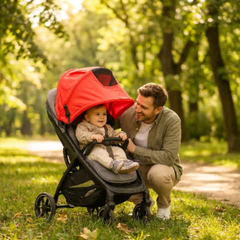 pare soleil poussette universel sortie protege et securise