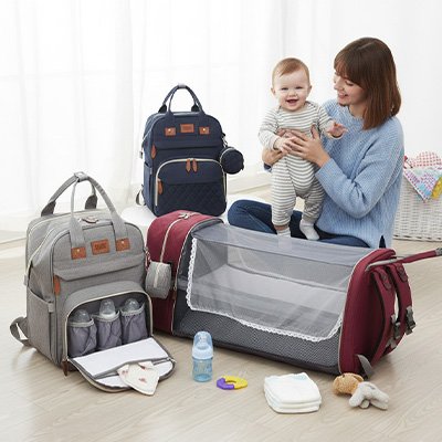 Sac à langer sac à dos usages multiples