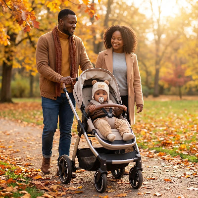 BONNET POUR BEBE FAMILLE EN-PROMENADE