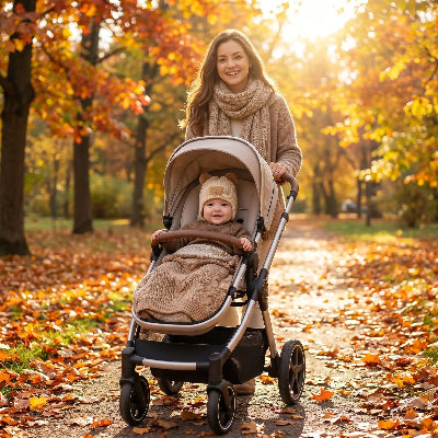 BONNET POUR BEBE MAMAN SE PROMENENT