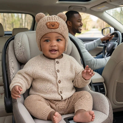 BONNET POUR BEBE PROMENADE EN VOITURE