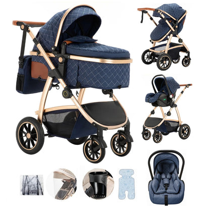 Poussette 3 en 1 | Évolutive Pour Votre Bébé