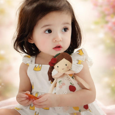 Doudou bebe fille compagnon de voyage extraordinaire