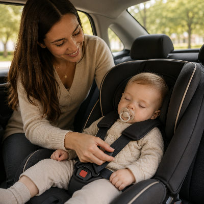 Maman attache bebe porte attache tetine en bois