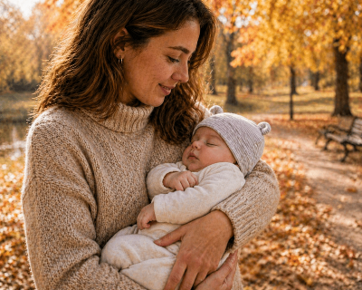 Maman bebe porte bonnet bebe naissance les couleurs d automne