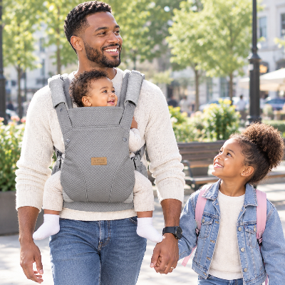 Porte-bébé de la naissance a la petite enfance famillial