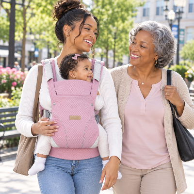 Porte-bébé de la naissance a la petite enfance liberté