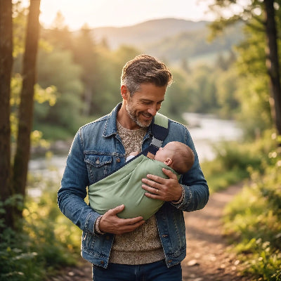 Porte bébé en écharpe dès la naissance balades