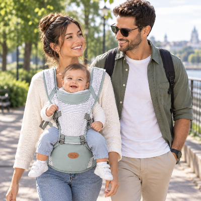 Porte bébé ergonomique physiologique liberté du quotidien