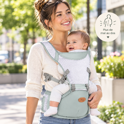 Porte bébé ergonomique physiologique maman sereine