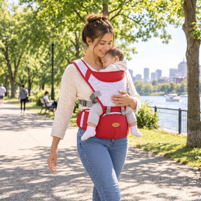 Porte bébé ergonomique ventral dorsal promenade paisible