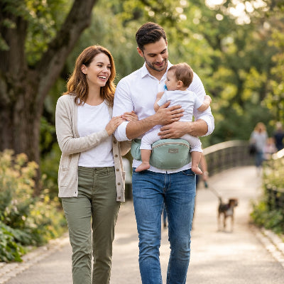 Porte bébé physiologique hanche instant de bonheur
