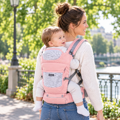 Porte bébé portage hanche sur le dos