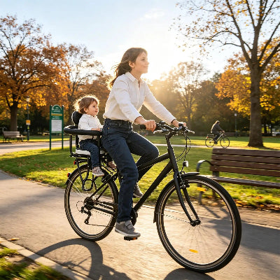 Porte bebe velo la serenite de la famille