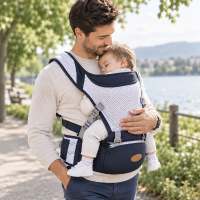 Porte bébé ventral siège ergonomique lien renforce