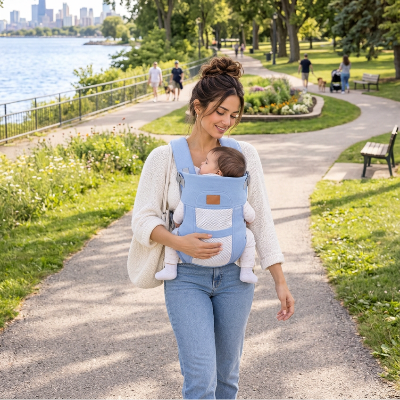 Promener au plaisir avec porte bébé ergonomique 2 ans