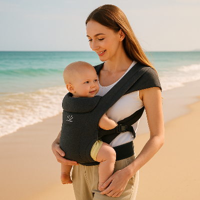 a la plage porte bebe