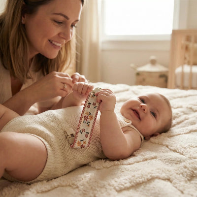 attache tetine attacher aux vetements de bebe