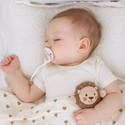 Attache tetine beau bébé dormant