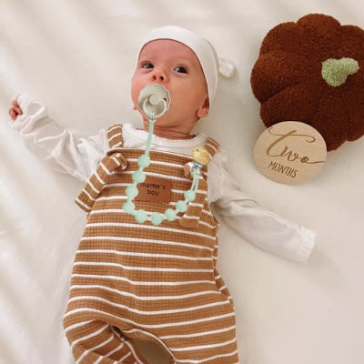 Attache tetine silicone bébé ours