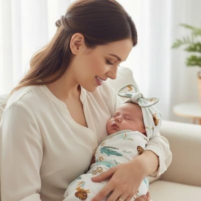 Bebe envelopper dans Couverture d emmaillotage