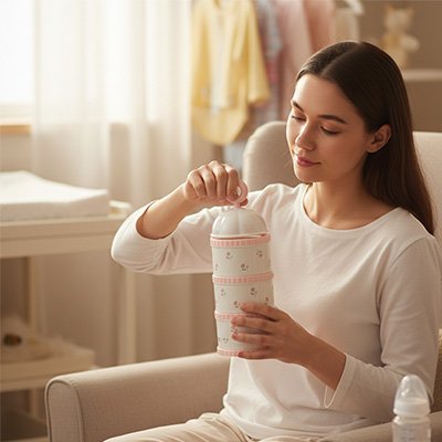 Boite doseuse de lait pour bebe