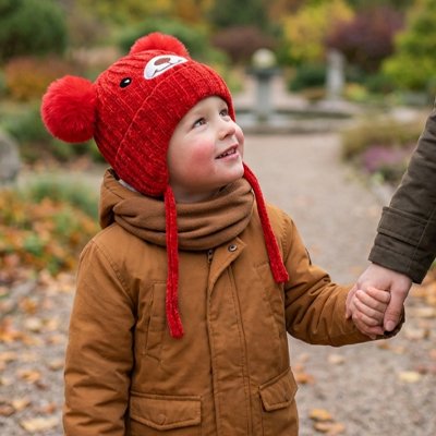 Bonnet bebe contre les vents froids de l automne