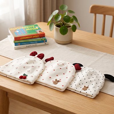 Bonnet bebe fille pour des sorties protégée