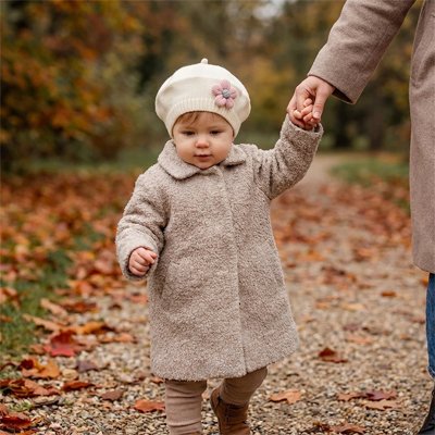 Bonnet bebe fille style béret pour se promener