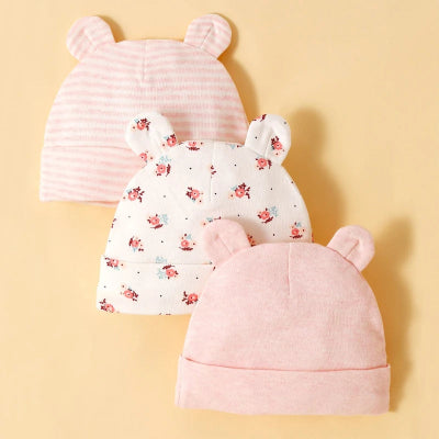 bonnet bebe naissance rose fille
