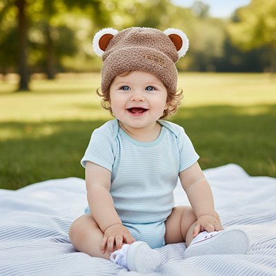 Bonnet bebe reste au chaud et confortable