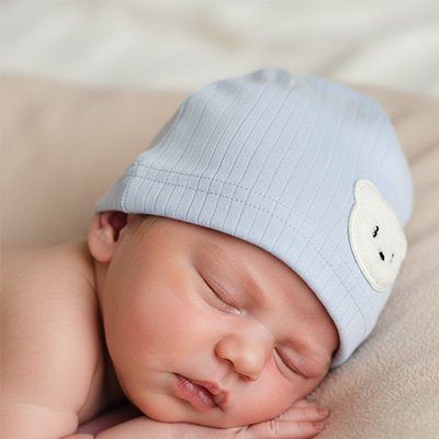 Bonnet naissance bebe serein des la naissance