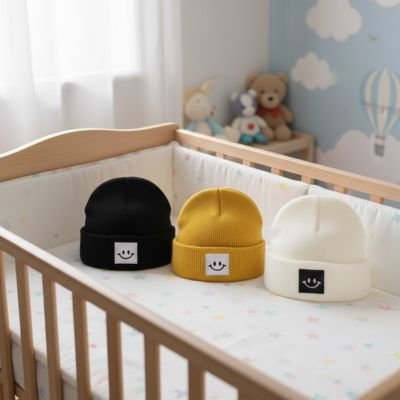 Bonnet pour bebe couleur unies
