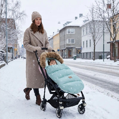 chanceliere pour poussette maman bebe preparer pour l hiver