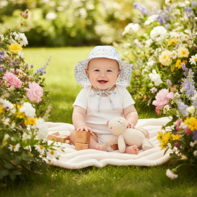 chapeau bebe anti uv protege bebe du soleil
