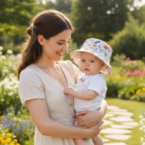 Chapeau bebe bien protégé