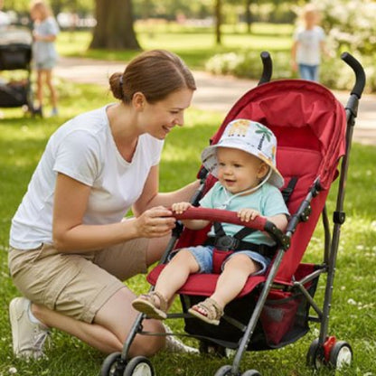 Chapeau bebe cordon sécurisé