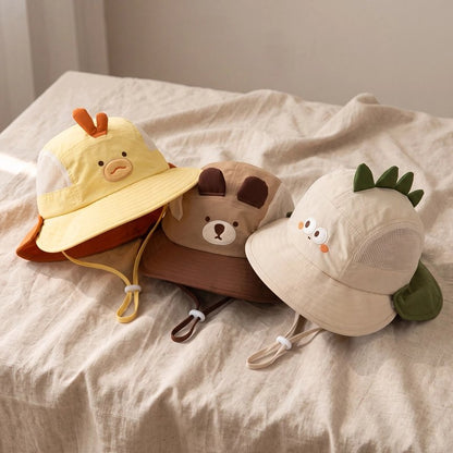 Chapeau bébé garçon motif qui éveil la curiosité