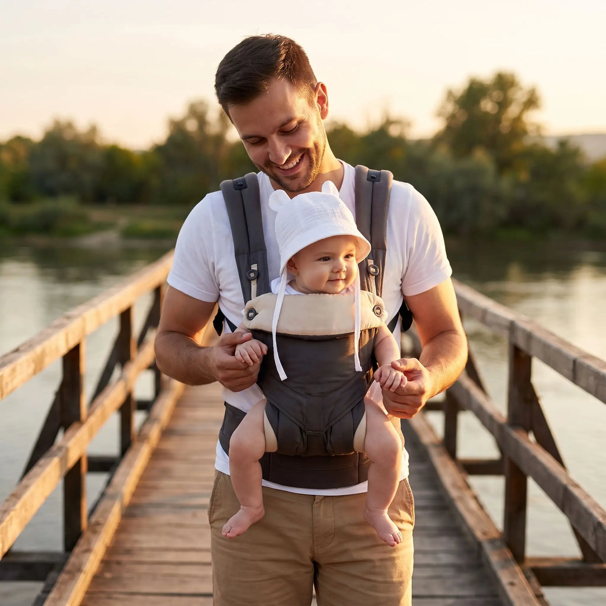 Chapeau bébé | Coton Gaufré pour les tout-petits 3 à 12 mois