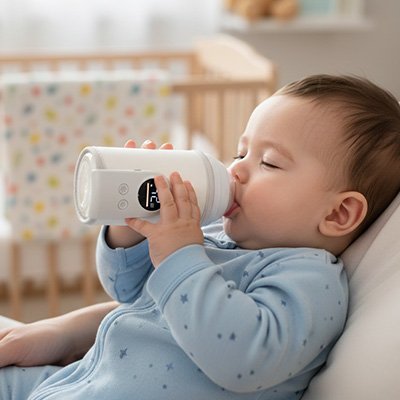 Chauffe biberon portable bébé boit sécuritairement