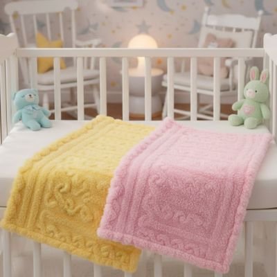 Couverture bébé dans le lit de bébé 