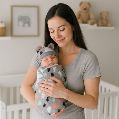 Couverture bebe envelopper securitairement