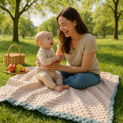 couverture bebe utiliser pour picnic
