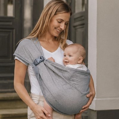 Écharpe de portage bébé confortable