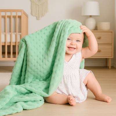 garcon couvre la tete avec la couverture bebe
