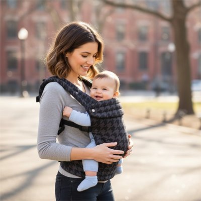 Maman Porte bebe en joie 