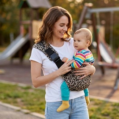 Maman Porte bebe physio au parc