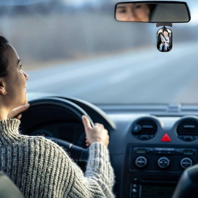 Maman sereine avec Miroir bebe voiture