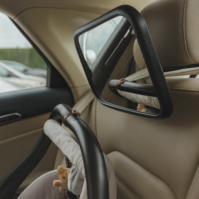 Miroir voiture bébé aide à surveiller bébé