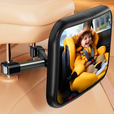Miroir voiture bébé support solide
